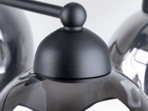 Miniatura 3 - Detail na detail horní části lampy – černá matná powierzchnia