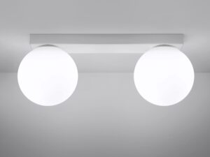 Miniatura 3 - Boční pohled na lištu s třemi koulemi LED – styl glamour