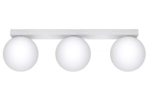 Miniatura 1 - Moderní svítidlo se dvěma LED koulemi na bílé konstrukci