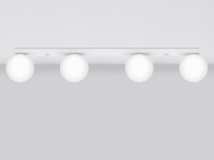 Miniatura 2 - Projekt lampy LED z 4 koulemi – schéma s rozměry