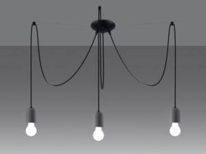 Miniatura 2 - Spider lampa se třemi světelnými body na černém pozadí