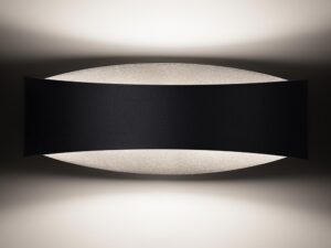 Miniatura 9 - Moderní LED nástěnné světlo v černé barvě s rozptýleným světlem
