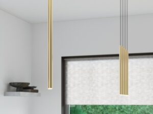 Miniatura 5 - Moderní kuchyně se zlatým závěsným LED osvětlením