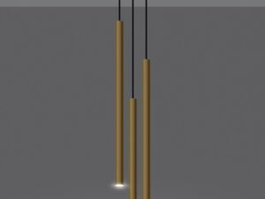 Miniatura 3 - Dvě zlaté LED tubové lampy ve večerní aranžaci