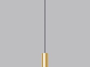Miniatura 2 - Závěsná zlatá LED lampa – minimalistická forma tubusy