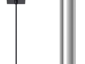 Miniatura 1 - Stropní základna a kabel černé závěsné lampy, stříbrné provedení