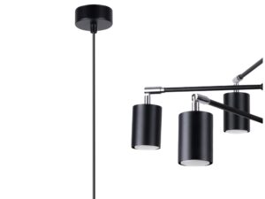 Miniatura 9 - Černé závěsné svítidlo s nastavitelnými LED hlavicemi