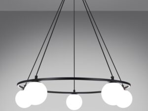Miniatura 3 - Závěsná lampa s koulemi v matném těle, moderní styl