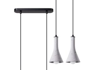 Miniatura 1 - Trojitá betonová LED lampa do kuchyně, moderní styl