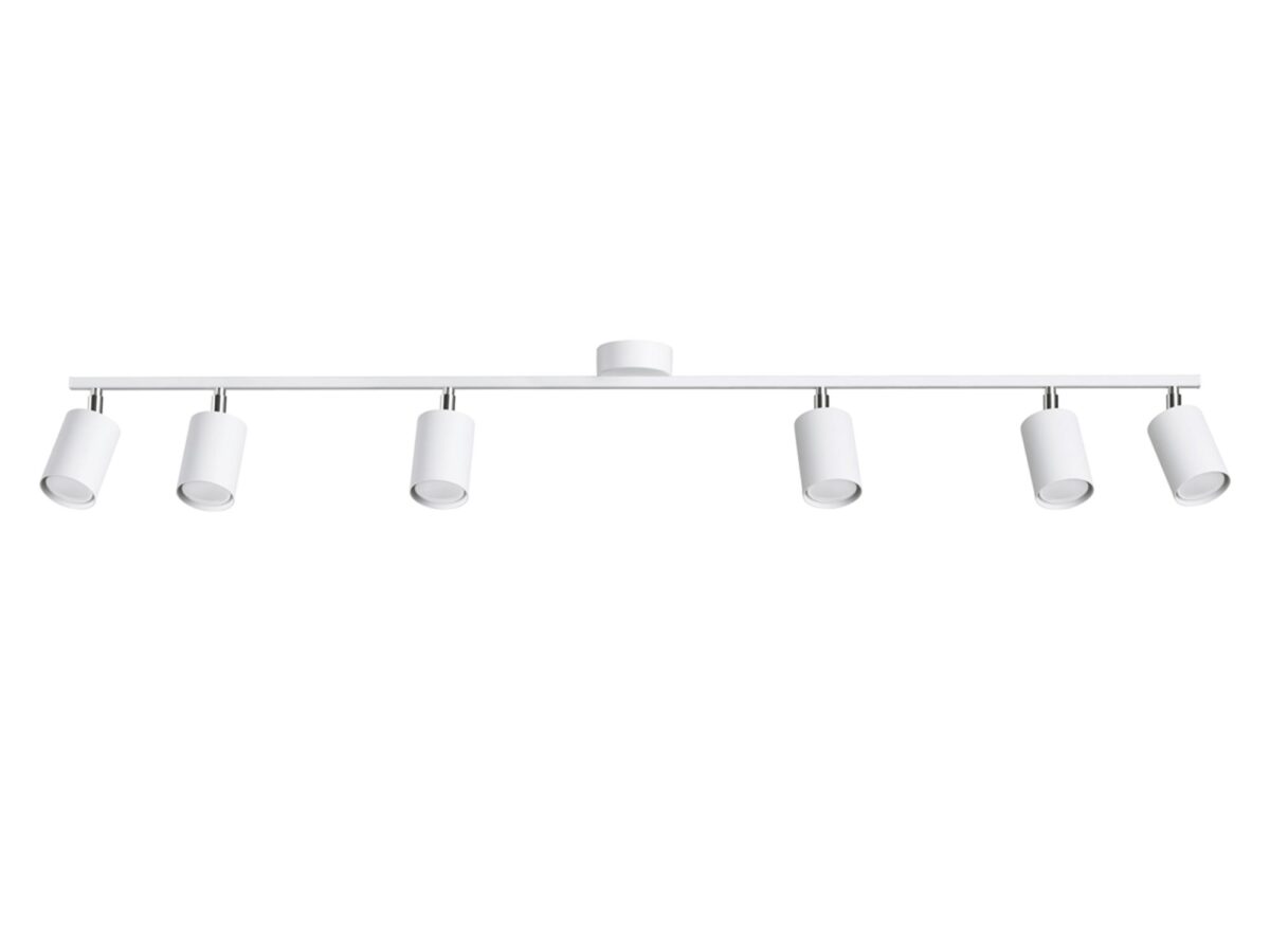 Moderní stropní svítidlo bílé 135 cm LUMINO 6L