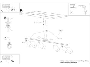 Miniatura 6 - Návod k montáži stropní lampy