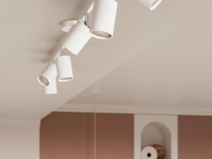 Miniatura 4 - Bílá stropní lampa typu spot z nastavitelnými reflektory