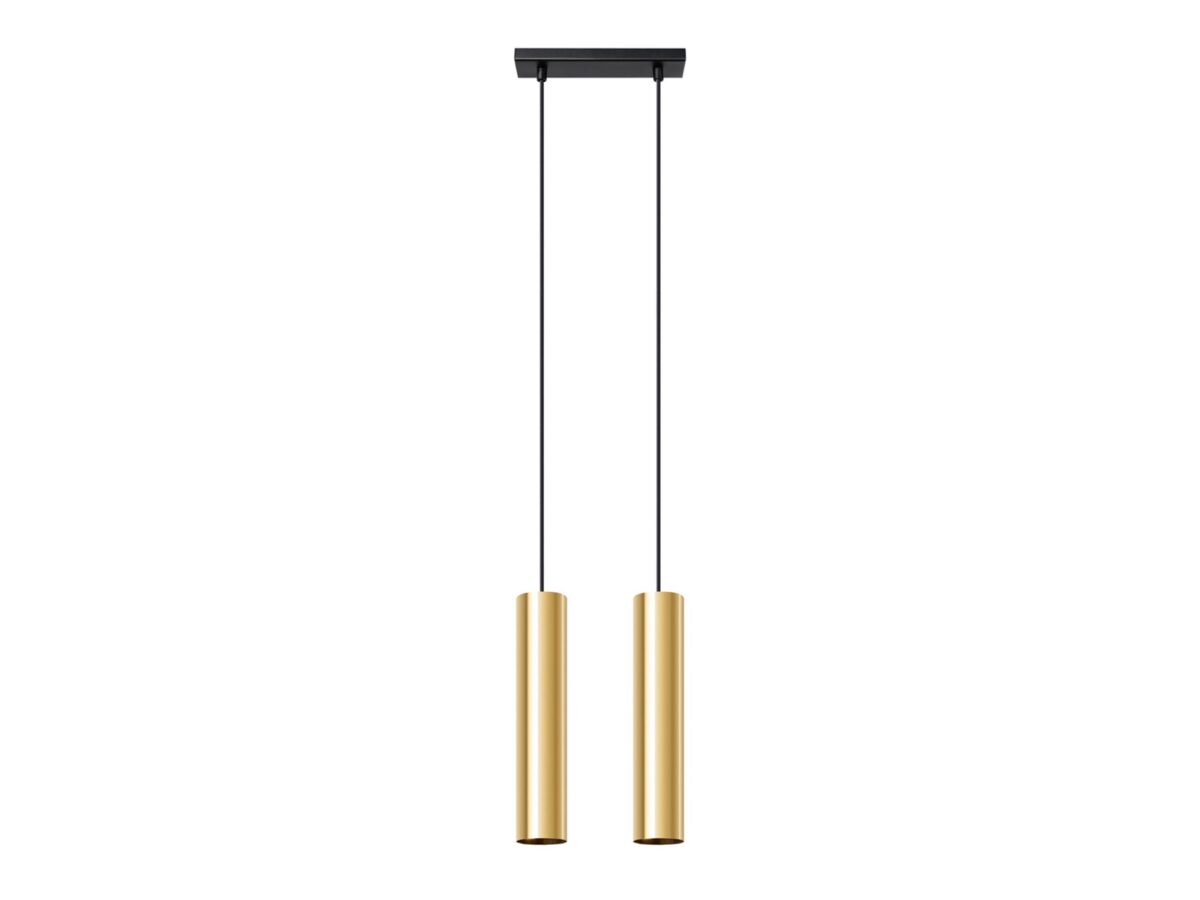 Elegantní závěsná lampa zlatá 6/30 cm LAGUNA 2