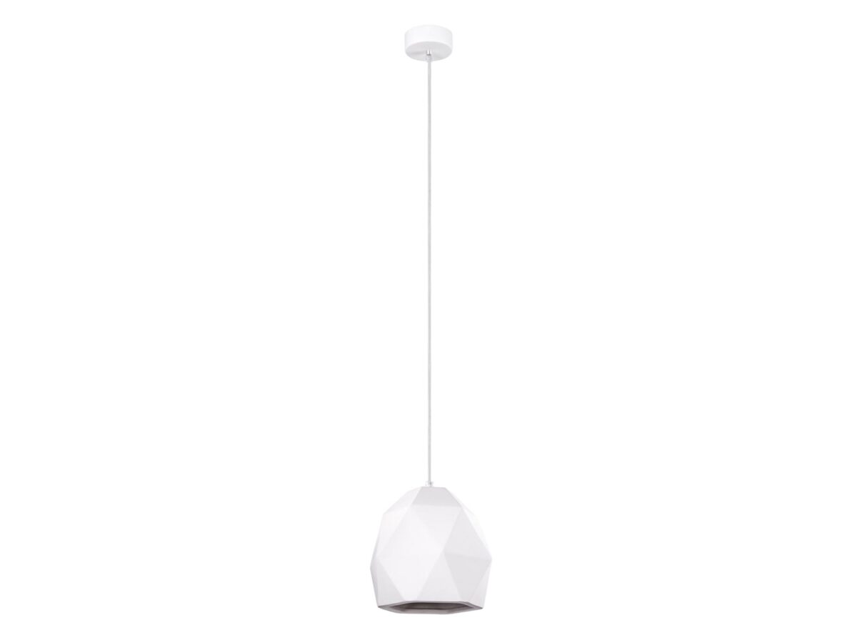 Keramická závěsná lampa bílá 20/18 MONIT