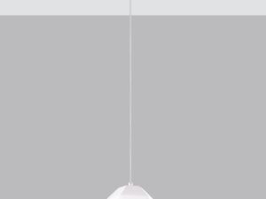 Miniatura 2 - Moderní závěsná lampa s formě mnohostěnu, bílá barva