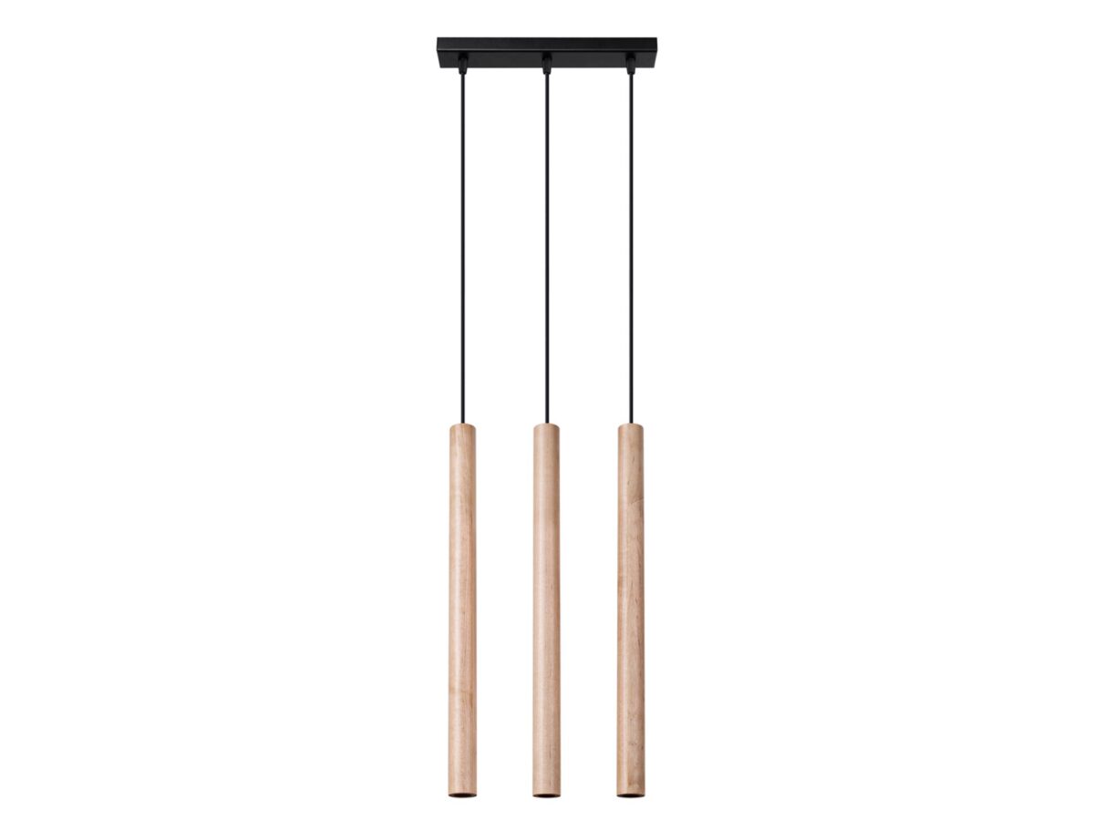 Moderní závěsná lampa dřevo 3,5/50 ARBOR 3L