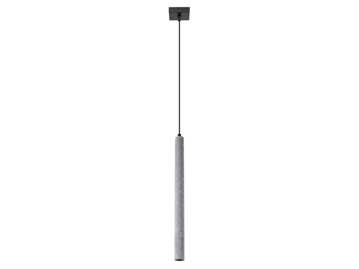 Závěsná lampa ze šedého betonu TULOS ARBOR 1