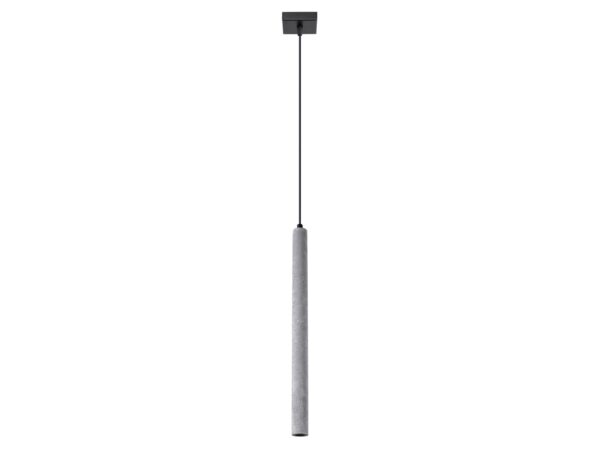Stropní lampa z pojedynczym betonowym stínidlem, design moderní
