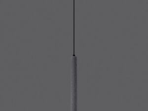 Miniatura 3 - Jednotlivá betonová závěsná lampa s černým przewodem, loftový styl