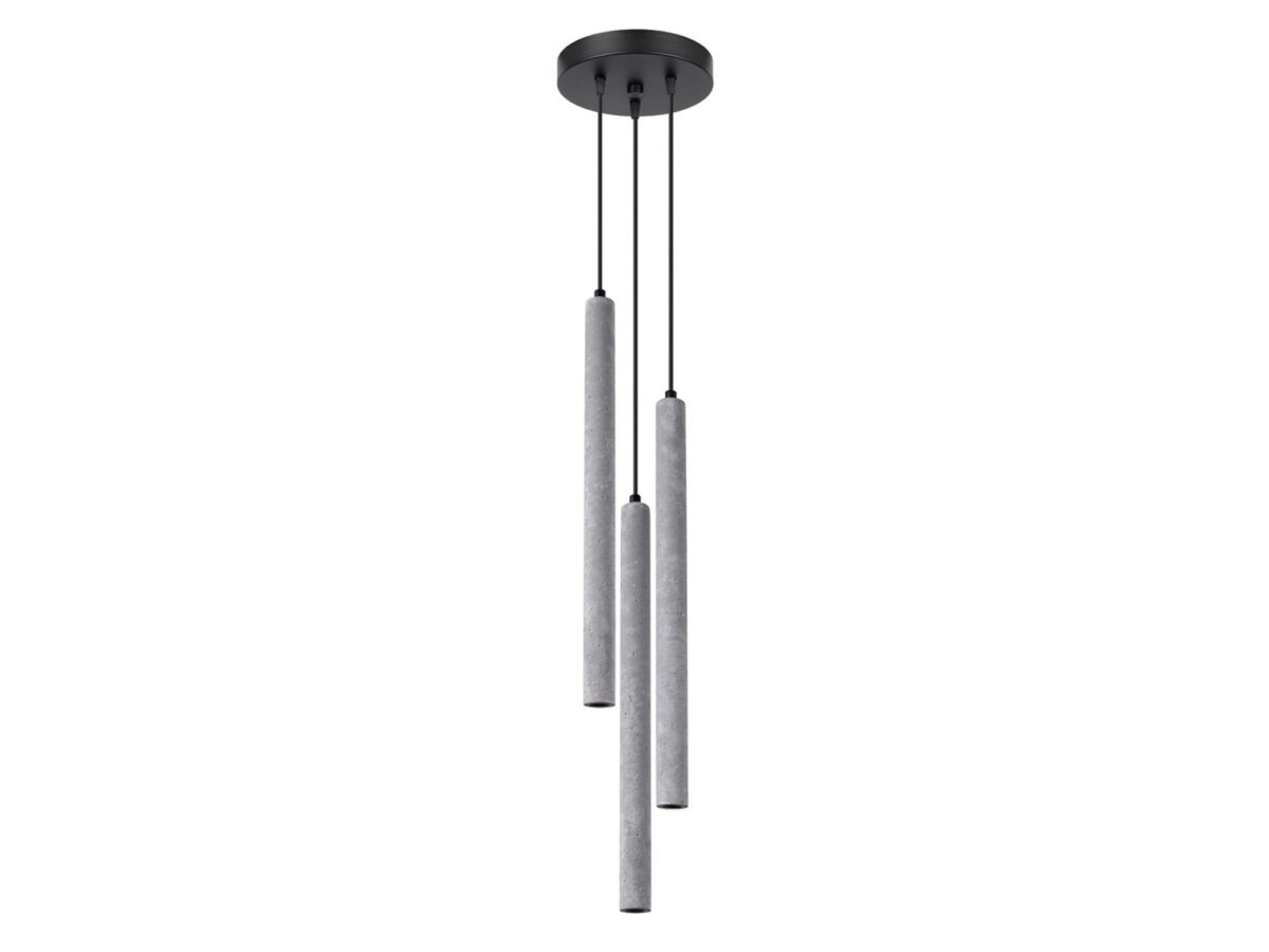 Moderní betonová závěsná lampa TULOS ARBOR 3P