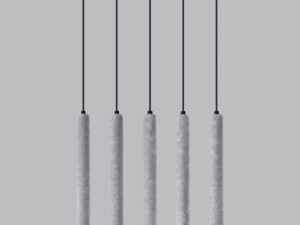 Miniatura 6 - Designová stropní lampa se šesti betonowymi stínidly LED