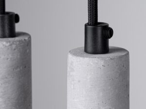 Miniatura 7 - Detail na detail betonowej závěsné lampy, loftový styl