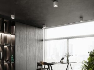 Miniatura 6 - Černá LED lampa montowana natynkowo – moderní elegancja