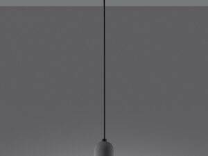 Miniatura 2 - Betonová závěsná lampa na černým kabelu – industriální styl