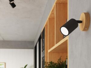 Miniatura 10 - Dřevěná nástěnná lampa z jedním reflektorem