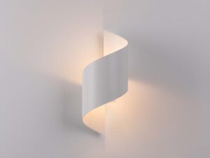 Miniatura 2 - Bílý nástěnné svítidlo spiralny z teplým světlem LED