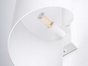Miniatura 8 - Detail na žárovku LED G9 v kinkiecie bílém