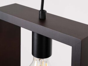 Miniatura 7 - Horní část závěsné lampy z objímkou a przewodem tekstylnym